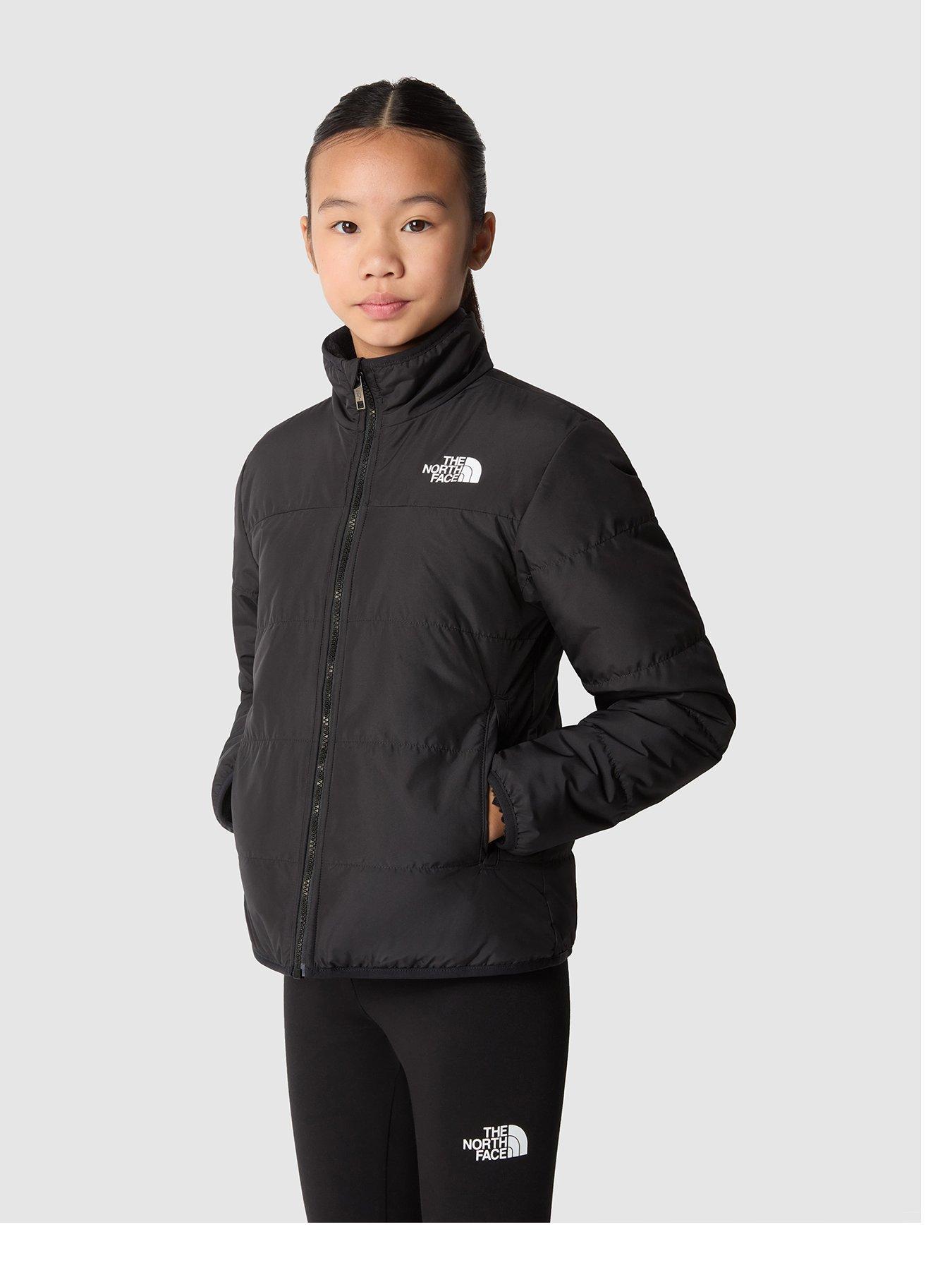 Black The North Face Girls' Perrito Reversible Jacket Junior