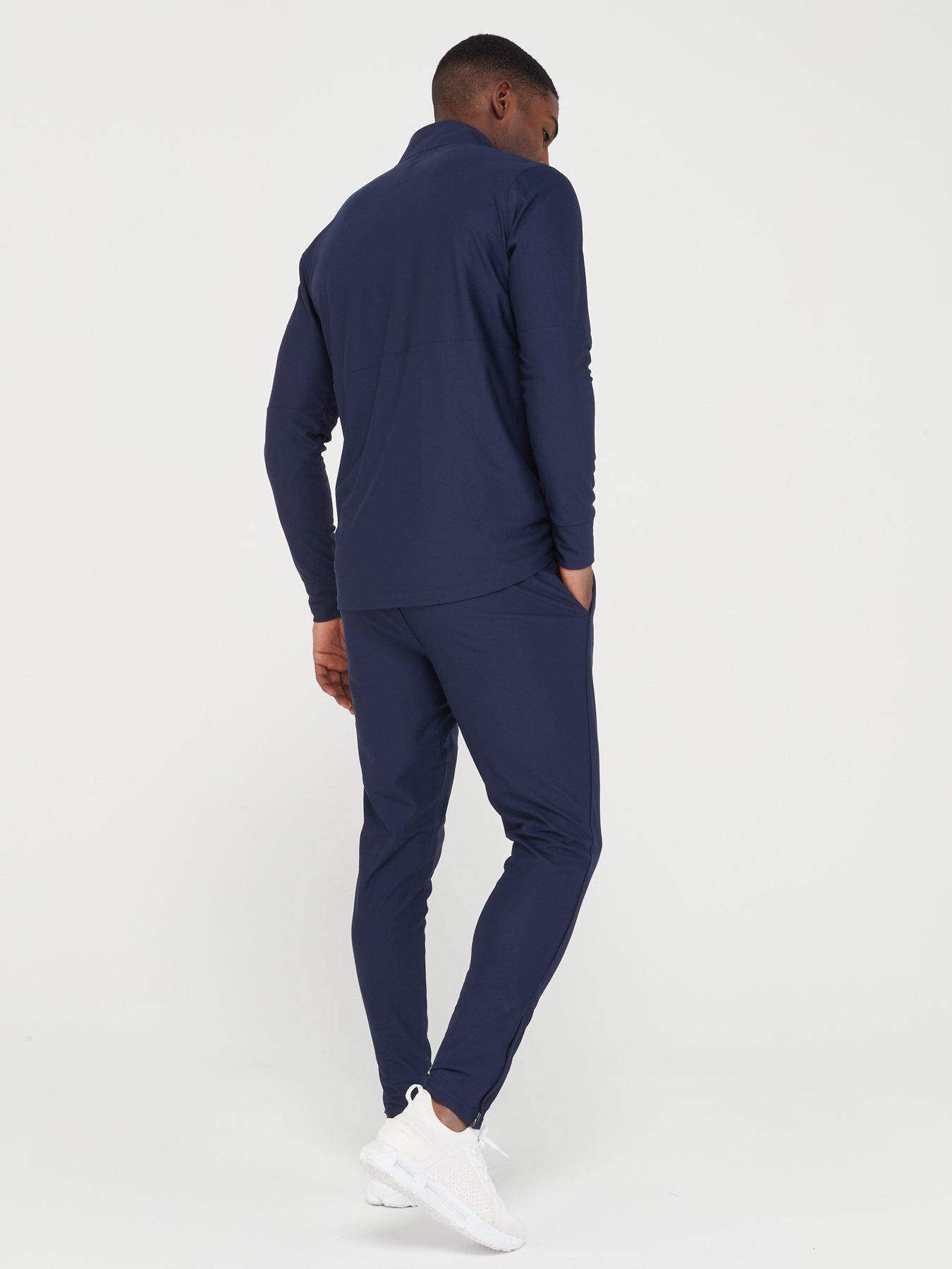 Under armour shop navy tracksuit