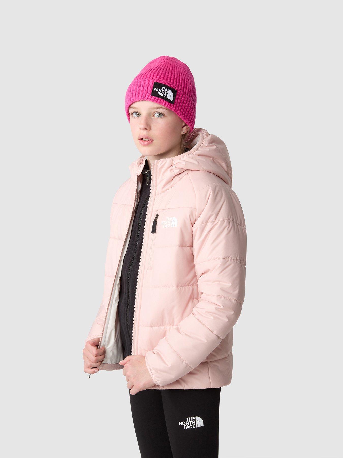 light pink north face jacket