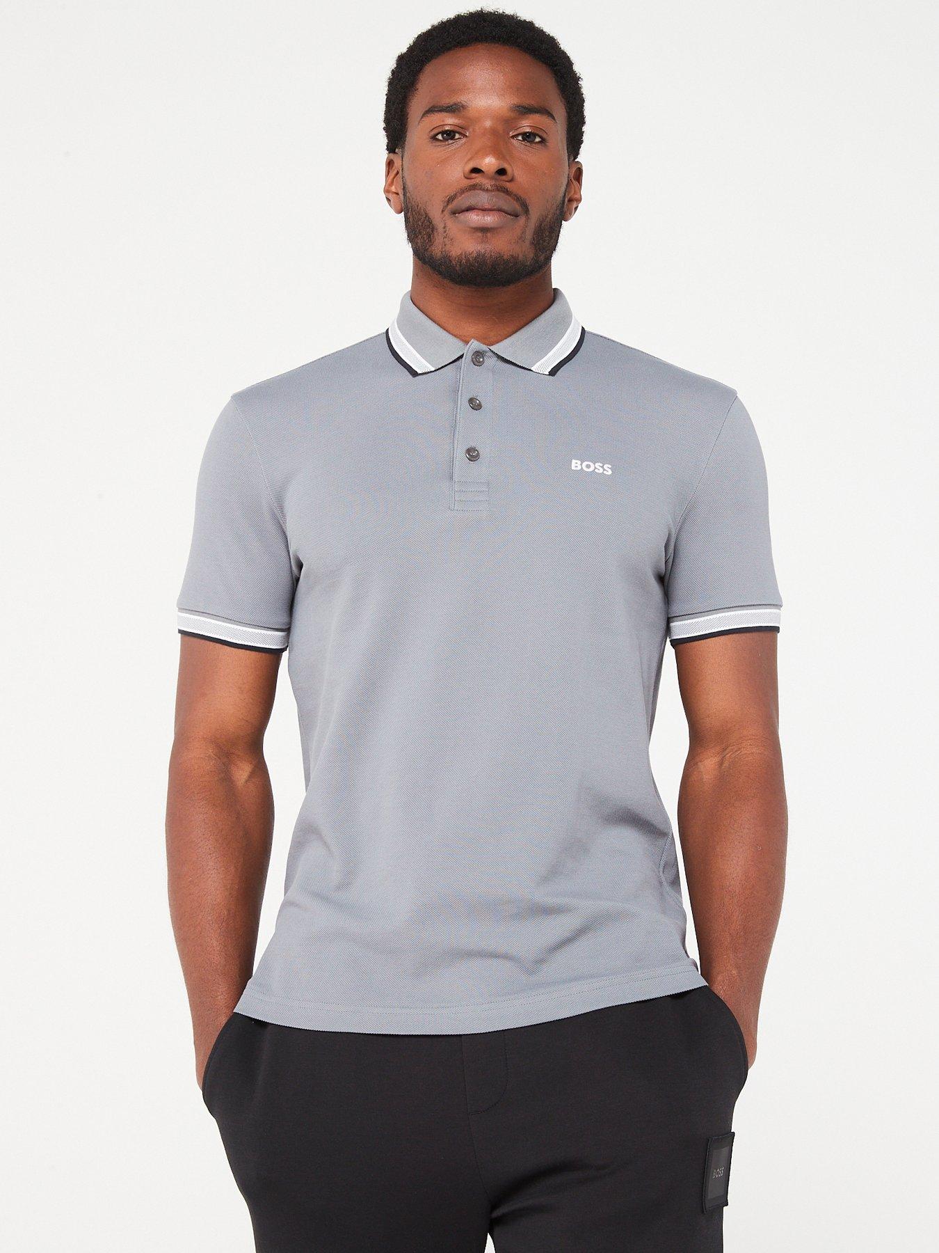 Graphite grey outlet polo shirts