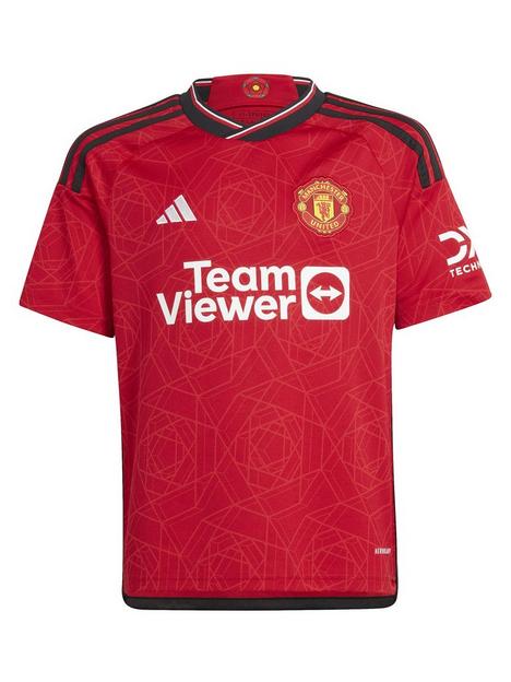 adidas-manchester-united-junior-2324-home-stadium-replica-shirt-red