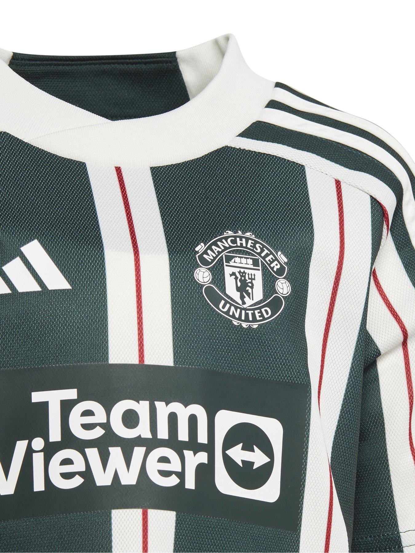 adidas Manchester United 23/24 Long Sleeve Away Jersey - Green