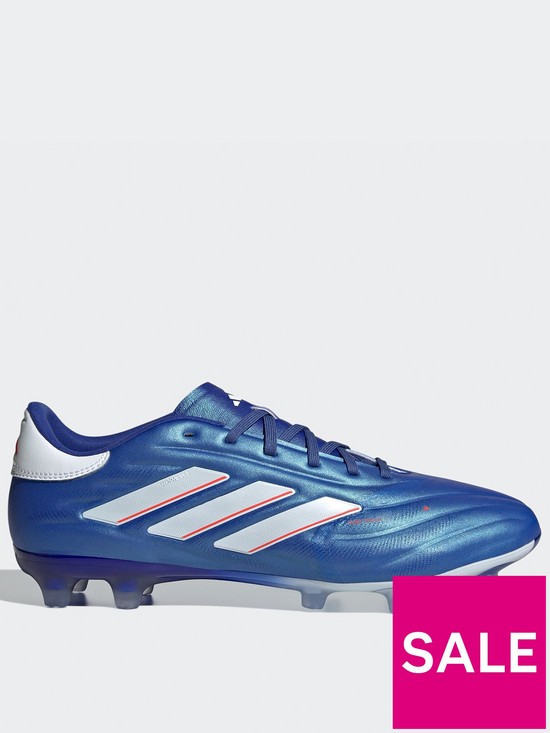front image of adidas-copa-pure2-firm-ground-football-boots-blue