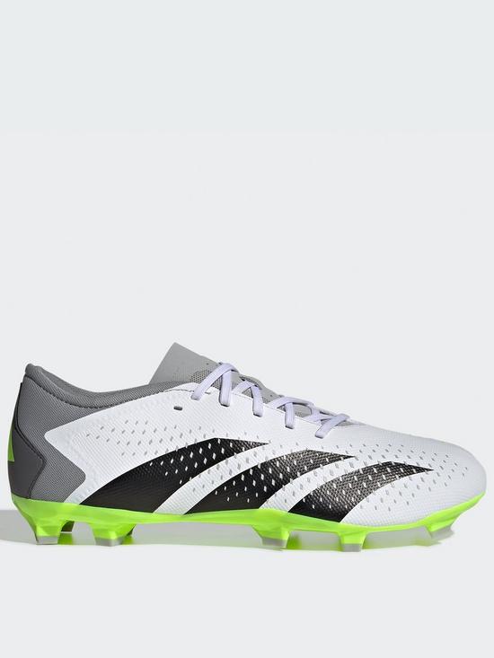 front image of adidas-mens-predator-low-203-astro-turf-football-boot-white