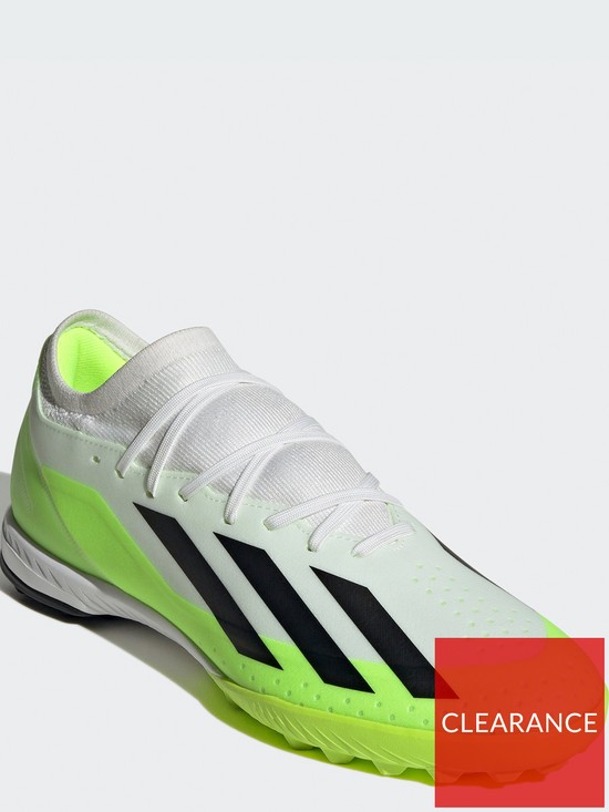 stillFront image of adidas-mens-x-laceless-speed-form3-astro-turf-football-boot-white