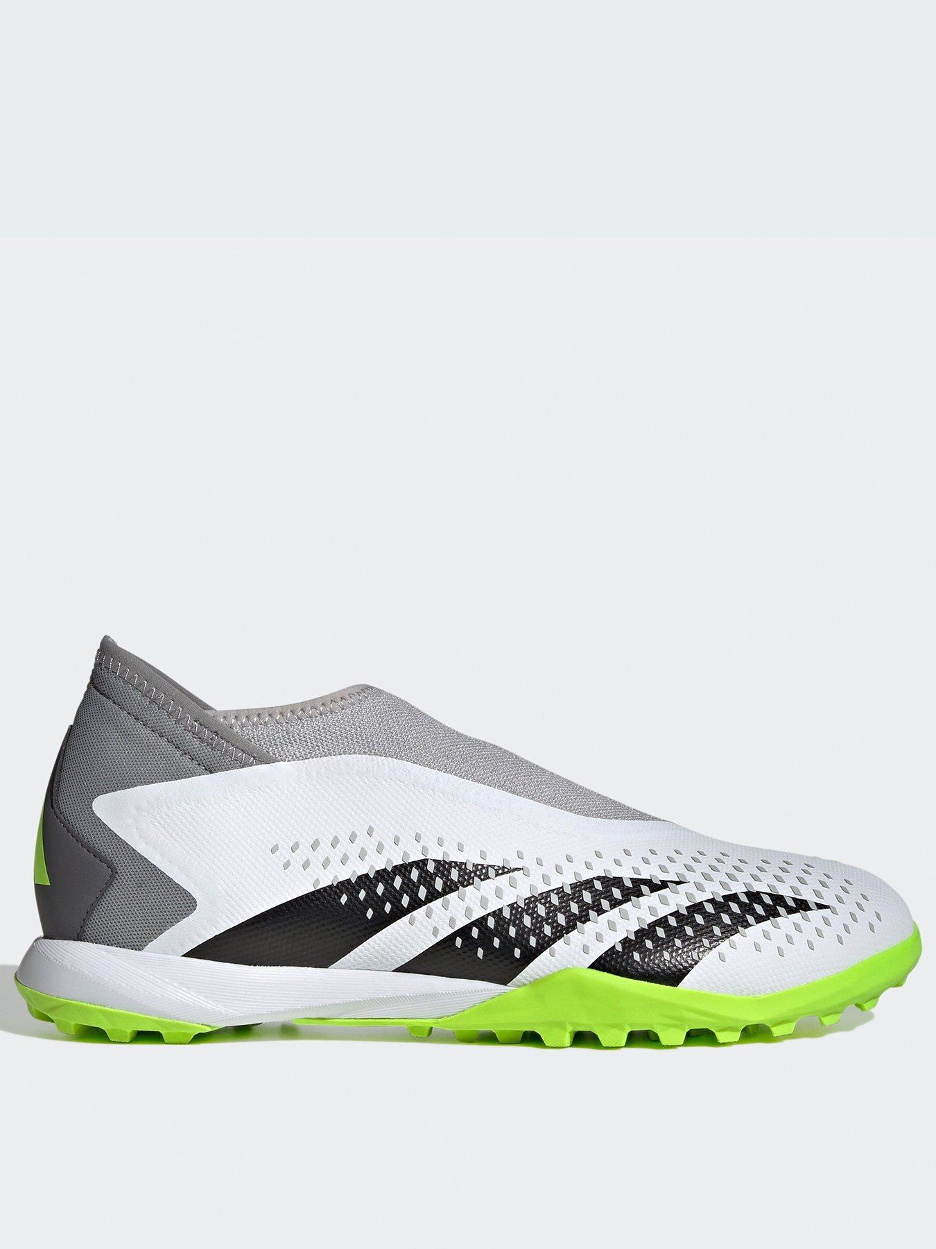 adidas Mens Predator Laceless 20.3 Astro Turf Football Boot - White, White, Size 11, Men