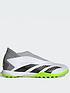  image of adidas-mens-predator-laceless-203-astro-turf-football-boot-white