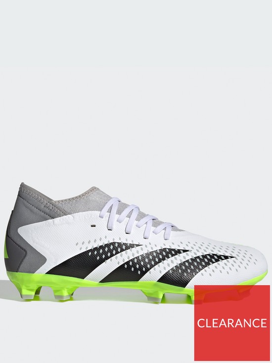 front image of adidas-mens-predator-203-firm-ground-football-boot-white