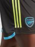  image of adidas-arsenal-mens-2324-away-stadium-shorts-black