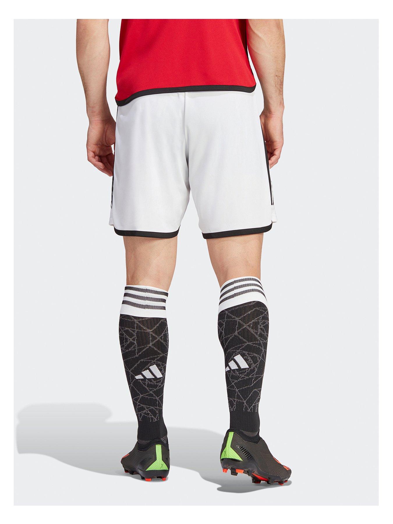 Image 3 of 5 of adidas Manchester United&nbsp;23/24 Home Stadium Shorts - White