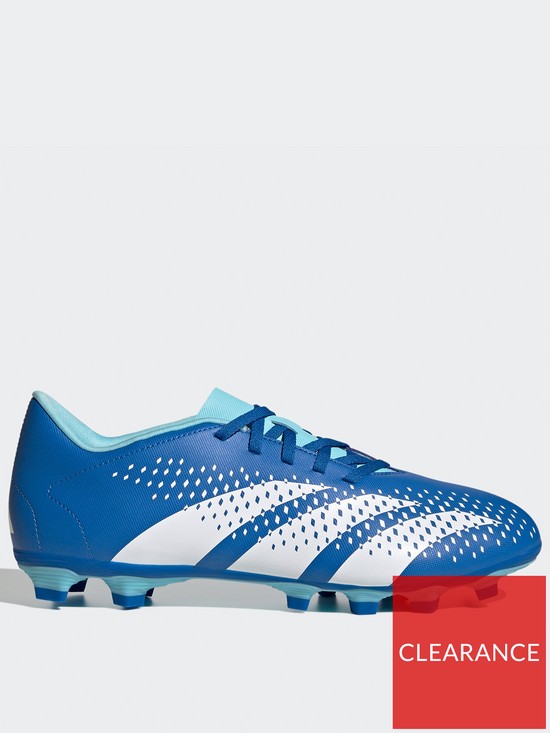 front image of adidas-mens-predator-accuracy-204-firm-ground-football-boot-blue
