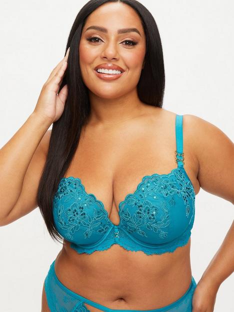 ann-summers-bras-icon-fuller-bust-padded-plunge-bright-blue