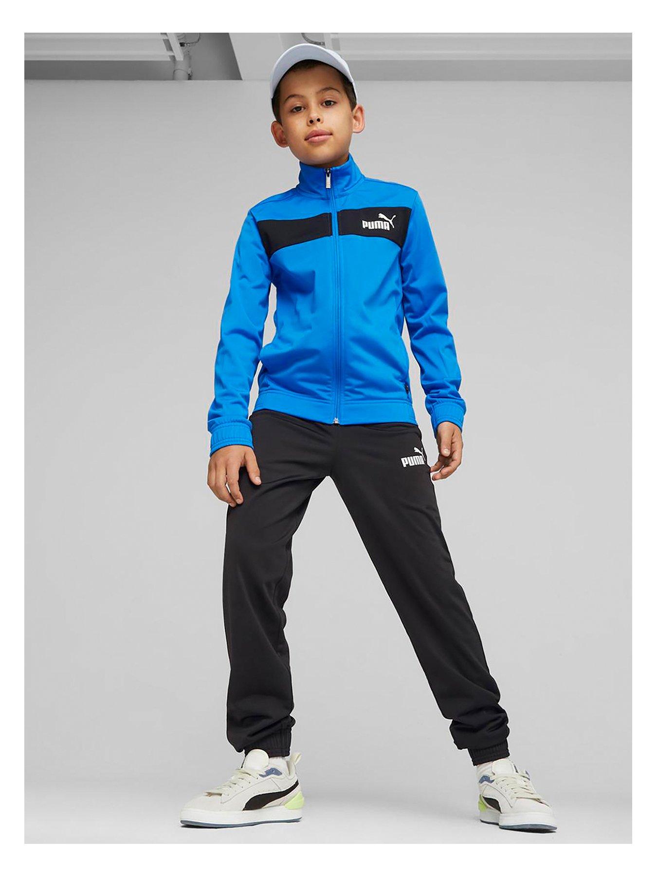 Image 1 of 3 of Puma Boys Poly Tracksuit - Blue