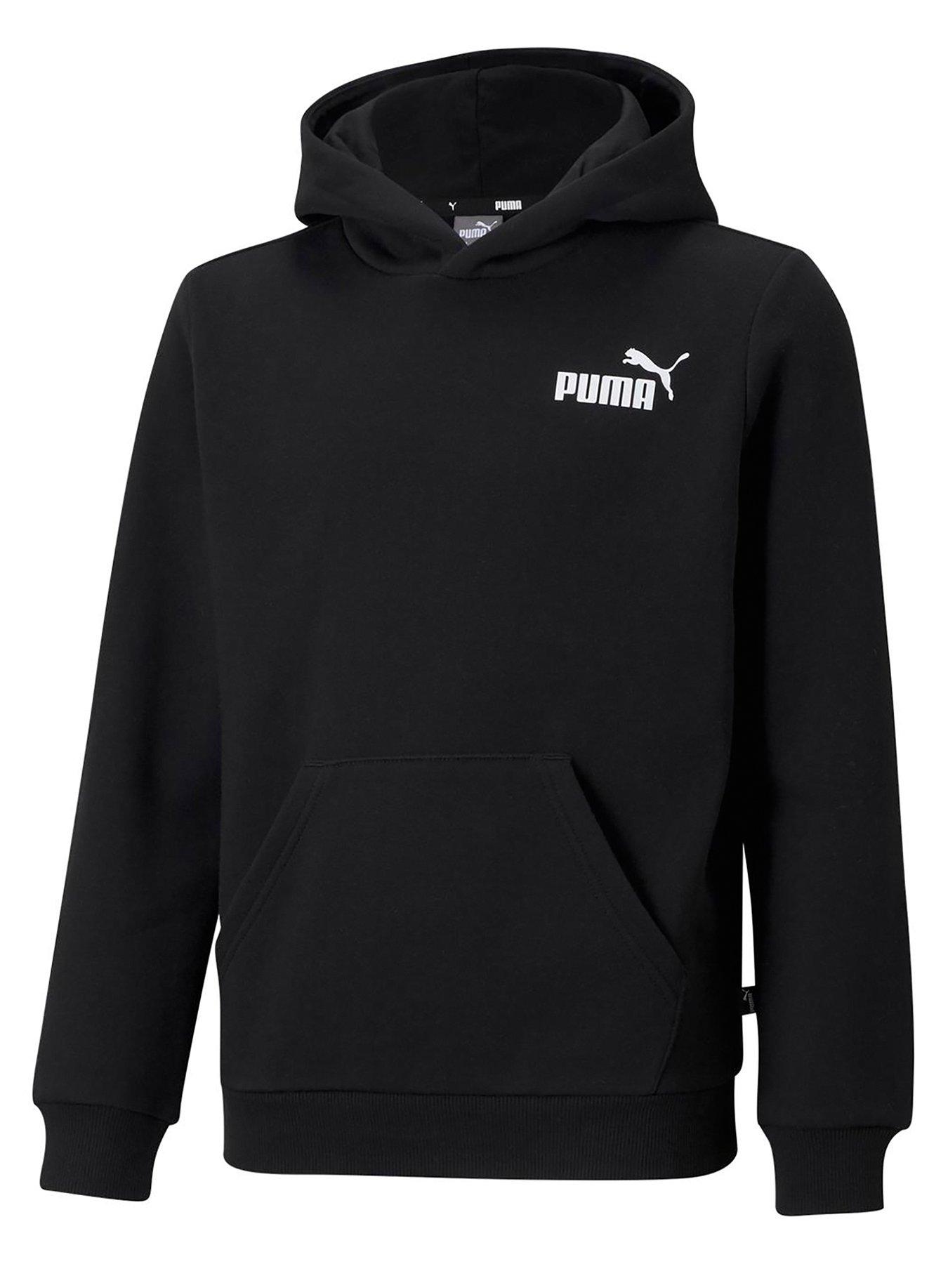 puma-boys-essentials-small-logo-fleece-hoodie-black