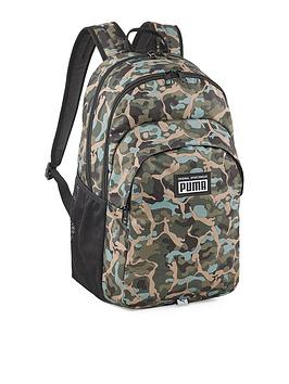 puma academy backpack - camo print
