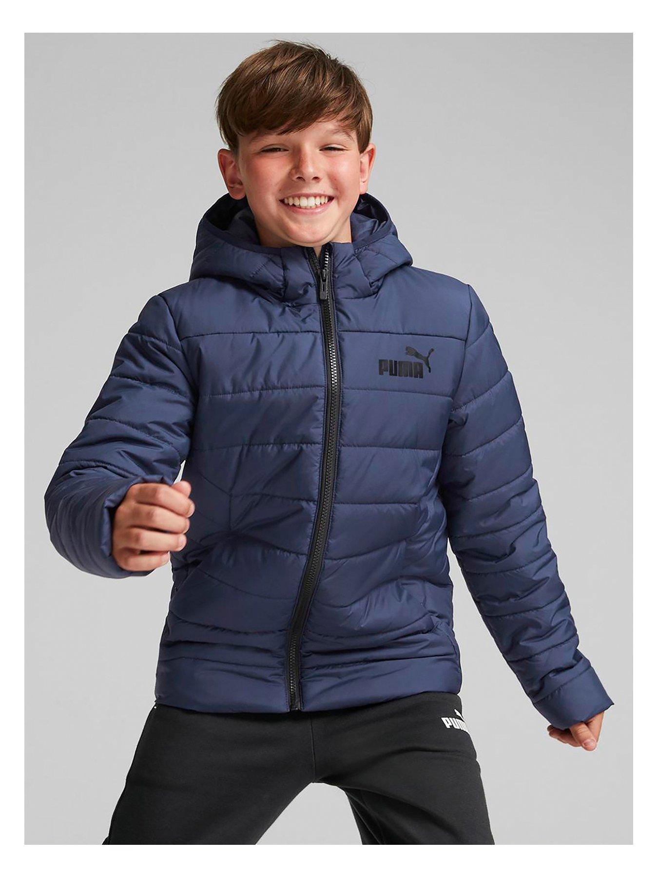 Puma essential hooded jacket store