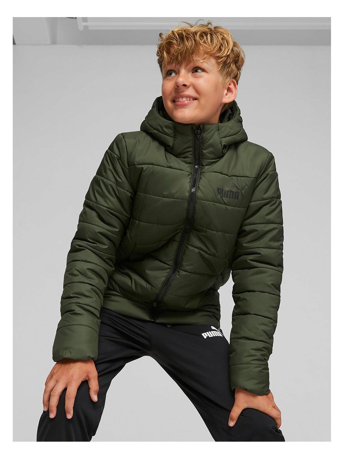 Puma long hot sale padded coat