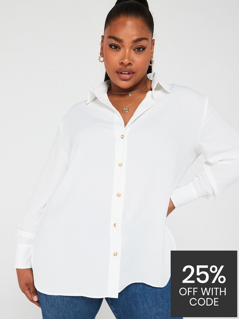 v-by-very-curve-longline-blouse-white