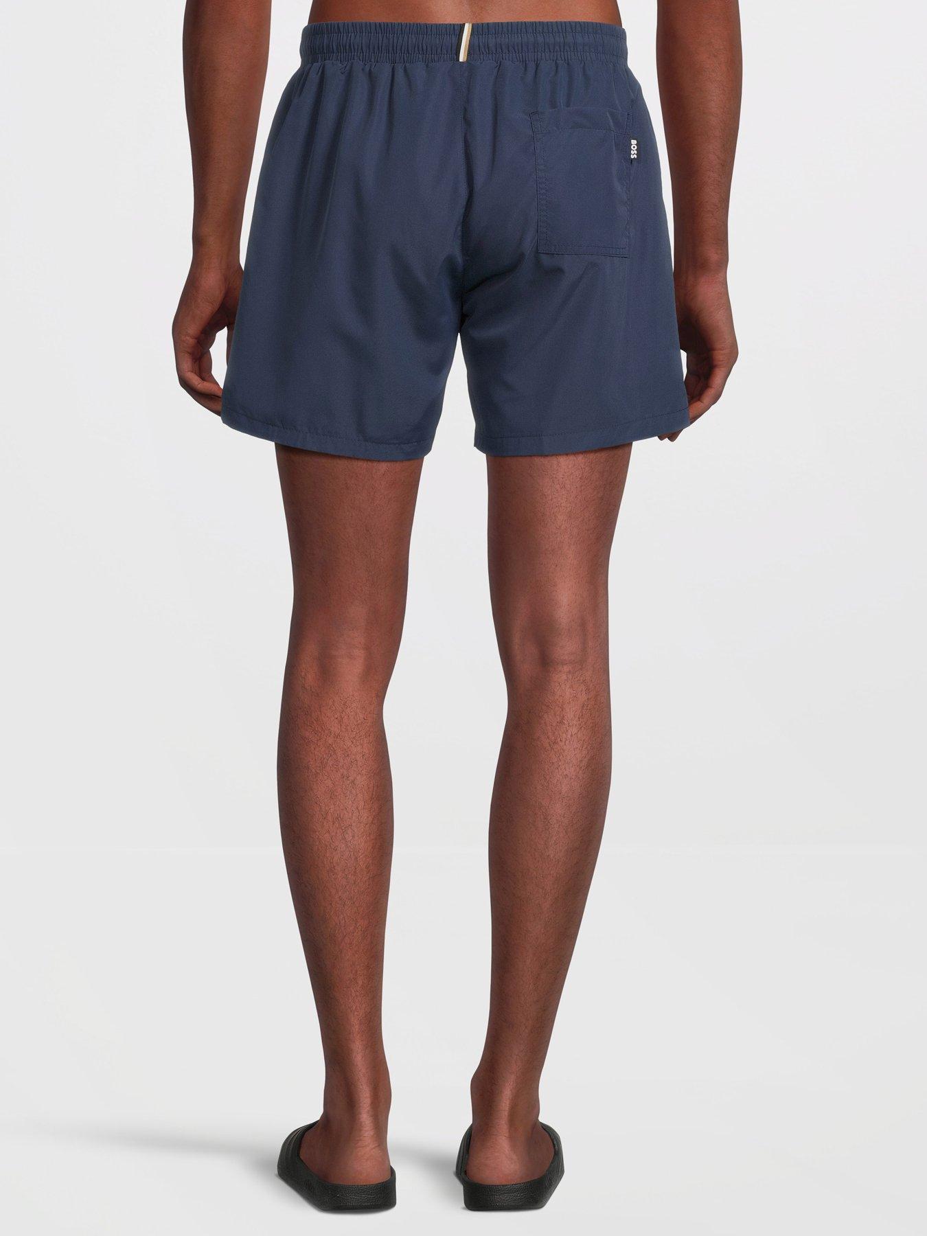 Image 2 of 5 of BOSS Dolphin Swim Shorts - Navy