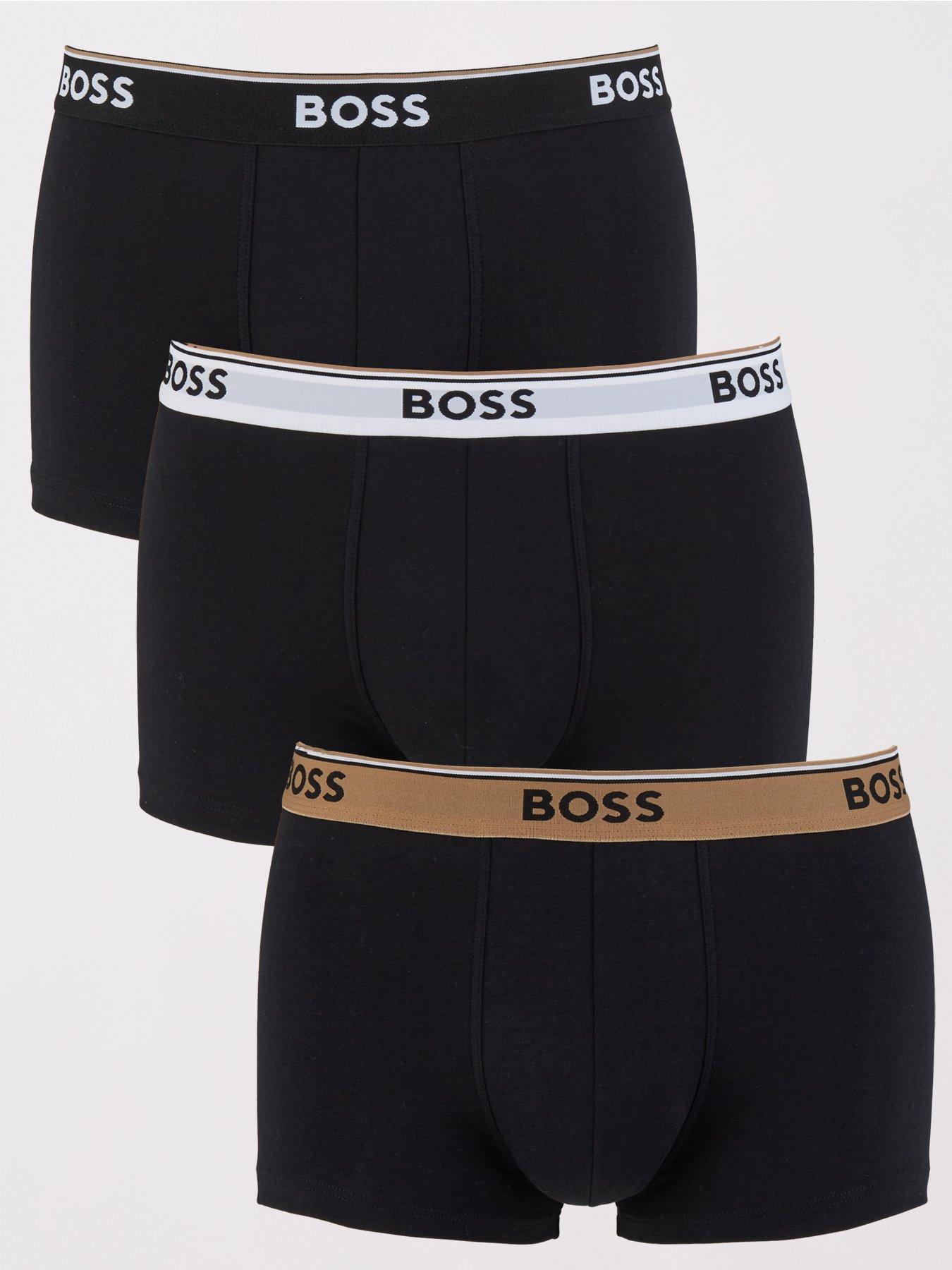 BOSS Bodywear 3 Pack Power Trunks - Multi | very.co.uk