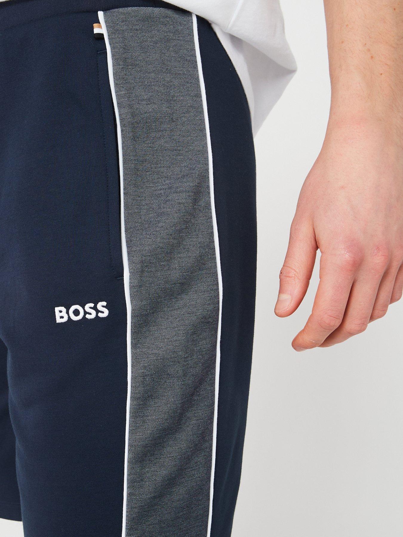 BOSS Bodywear Tracksuit Short - Dark Blue | Very.co.uk