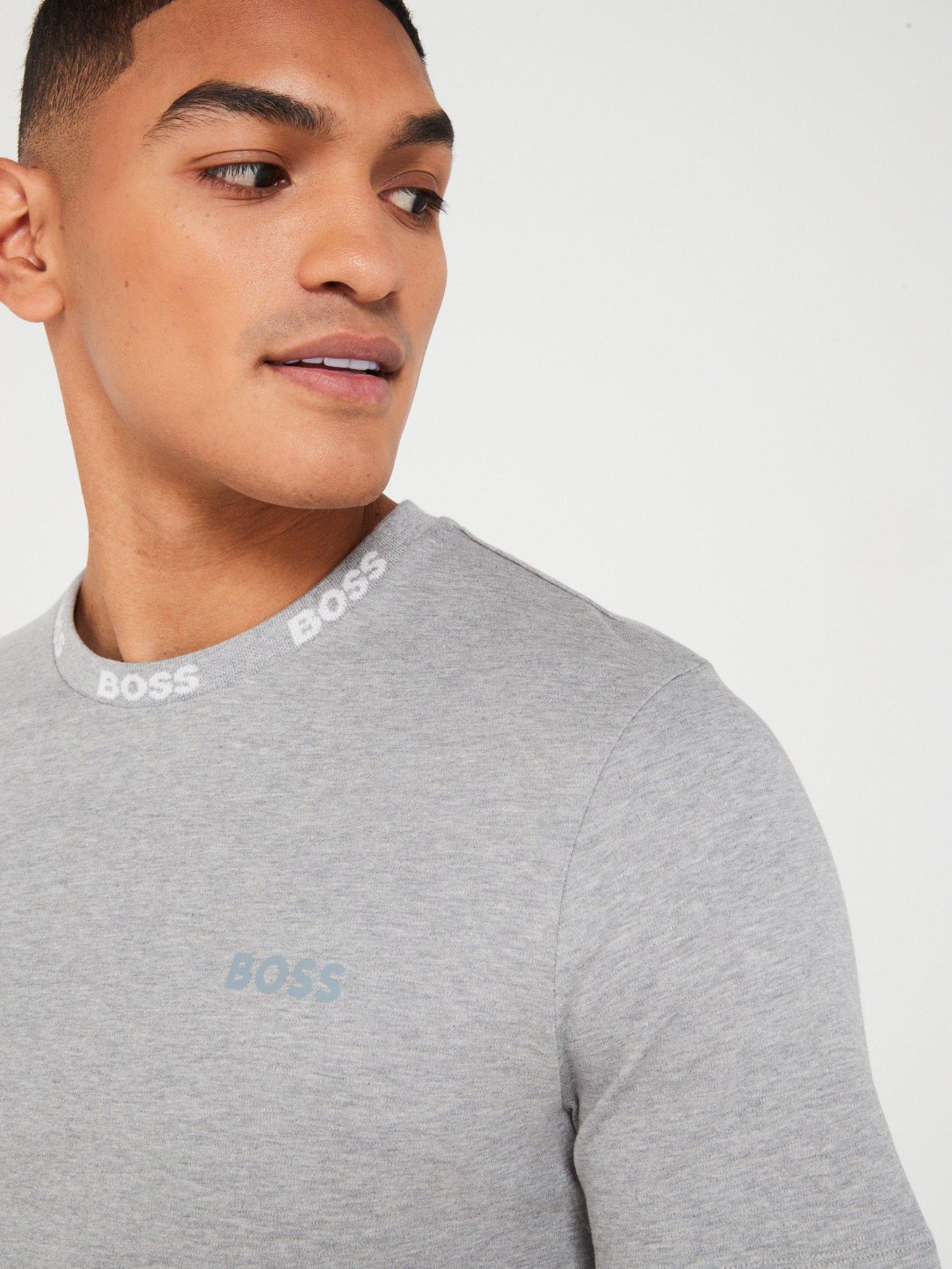 BOSS Bodywear Relax Lounge TShirt Grey Very.co.uk