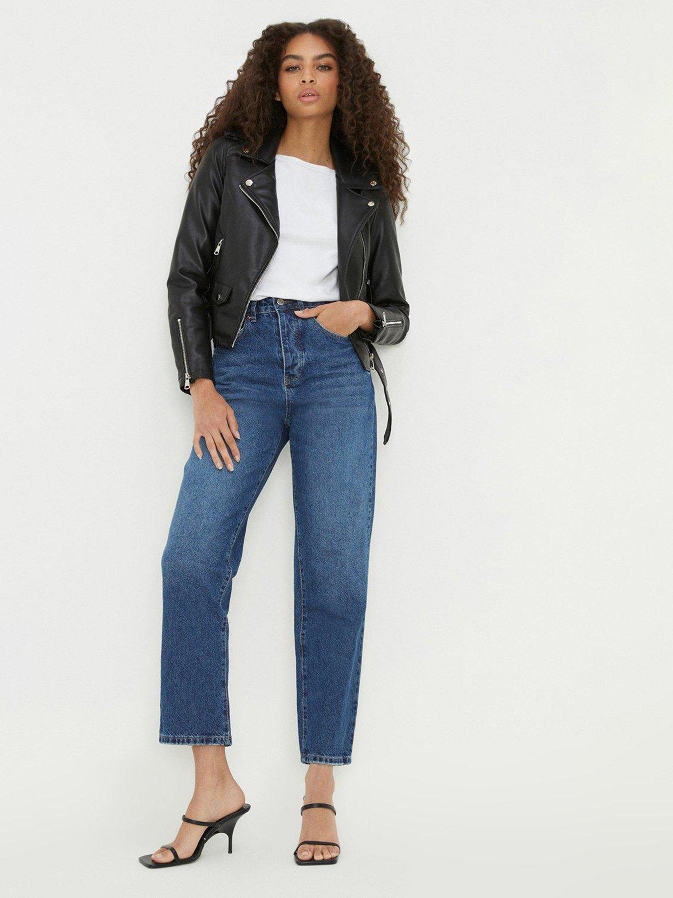 Dorothy perkins deals leather jeans