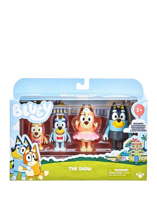 Image 1 of 4 of Bluey Figure Showtime 4-Pack