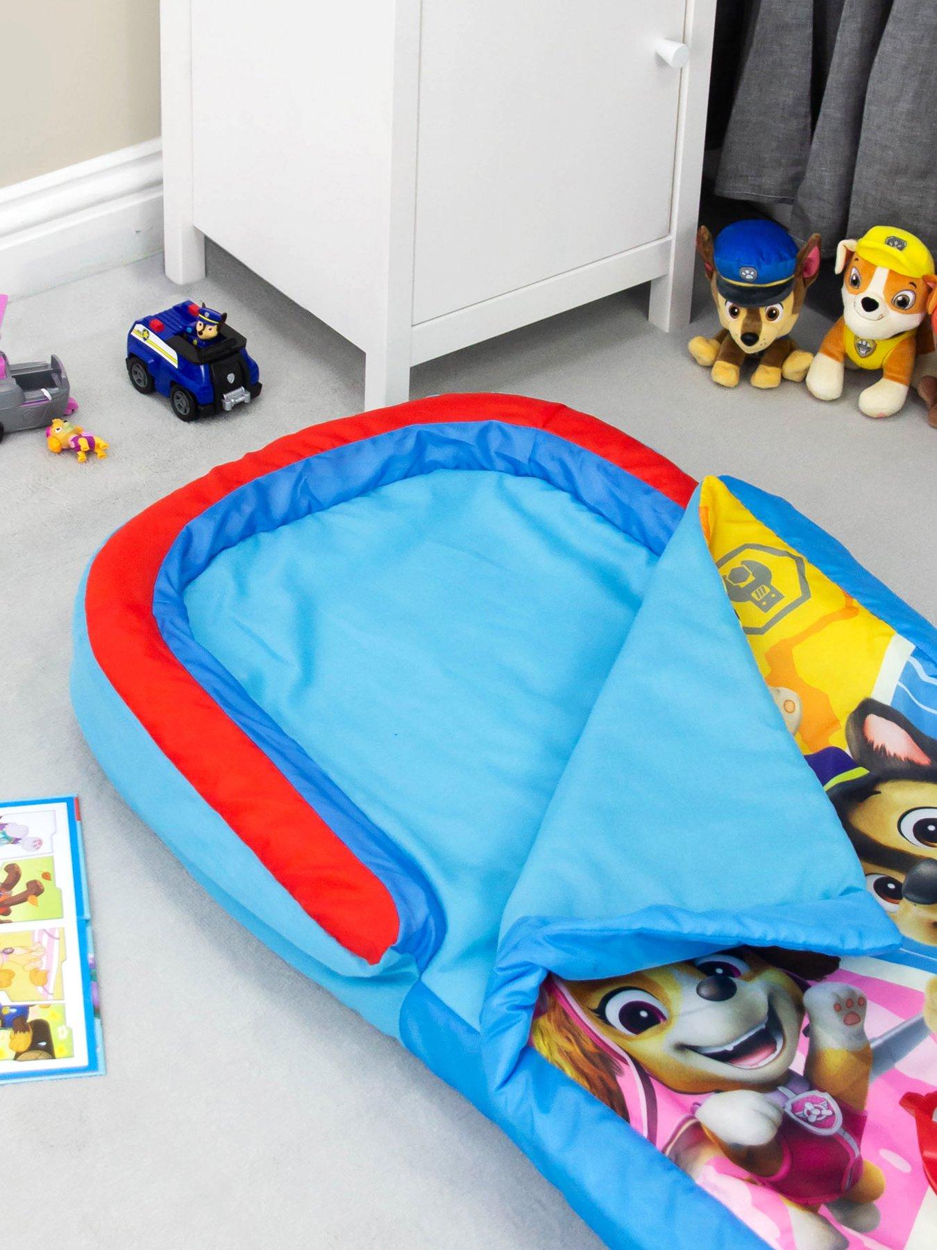 Paw Patrol My First ReadyBed - 2 in 1 toddler sleeping bag and inflatable  air bed in a bag with a pump