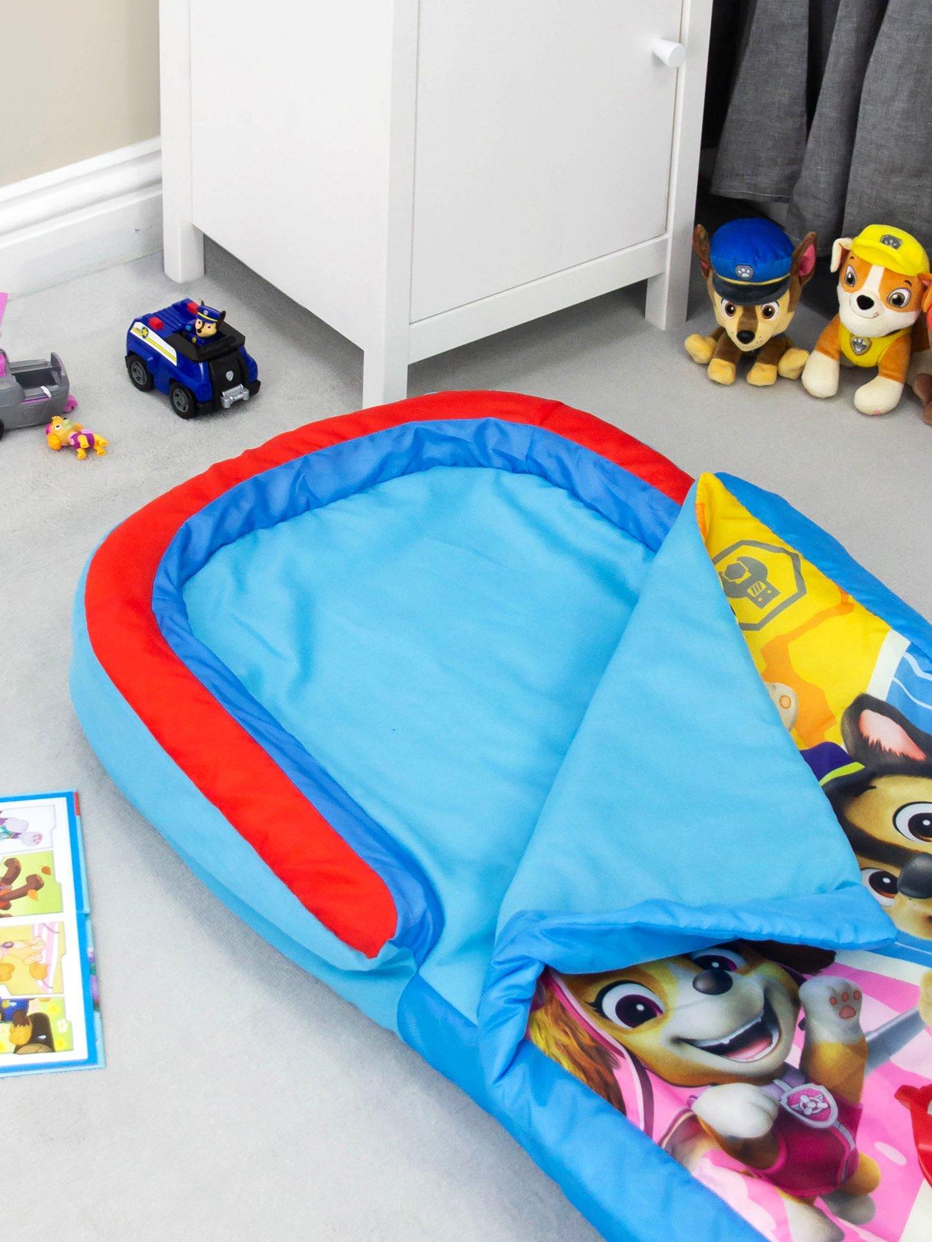 Paw Patrol My First ReadyBed - 2 in 1 toddler sleeping bag and inflatable air bed in a bag with a pump