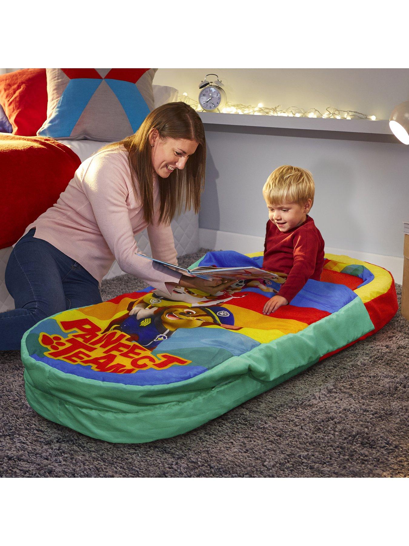 Childs air bed with sleeping clearance bag