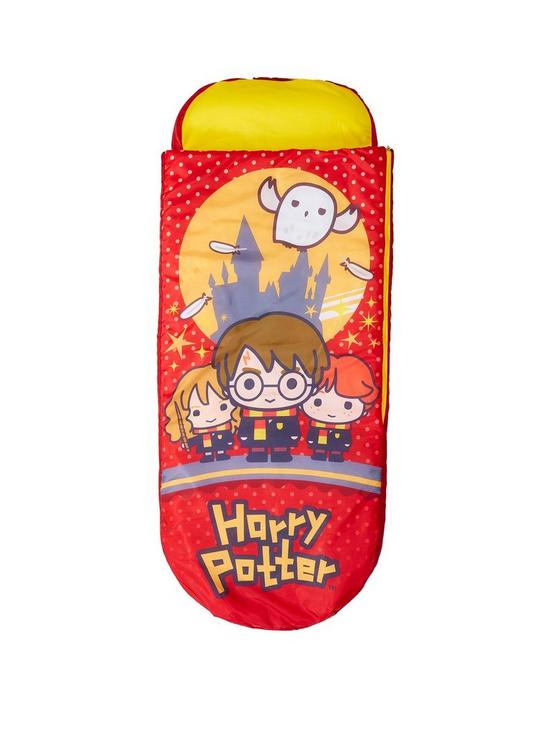 front image of harry-potter-junior-readybed-2-in-1-kids-sleeping-bag-and-inflatable-air-bed-in-a-bag-with-a-pump