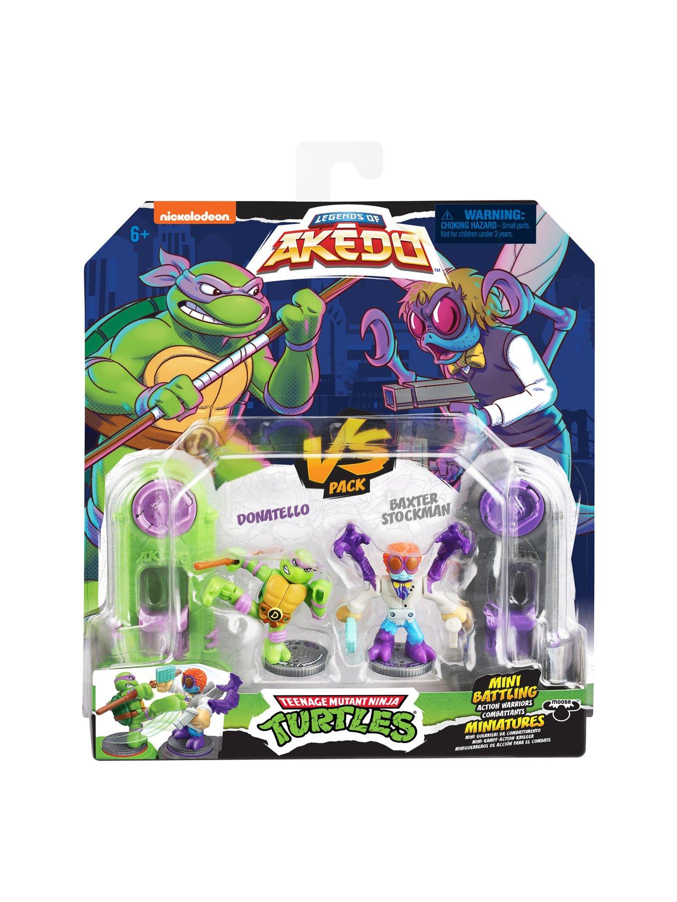 Akedo Legends Of Akedo X Teenage Mutant Ninja Turtles Donatello Vs Baxter Stockman Very