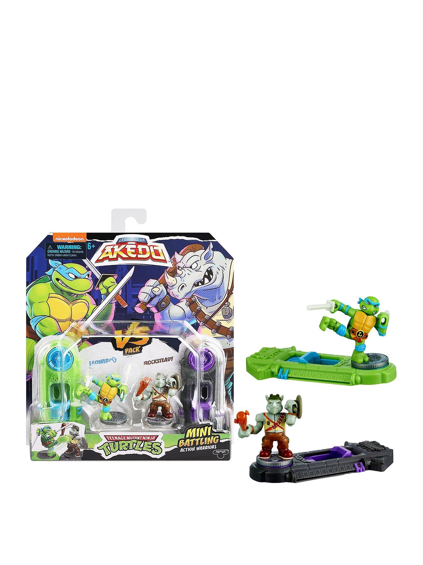 undefined Legends Of Akedo X Teenage Mutant Ninja Turtles - Leonardo Vs Rocksteady