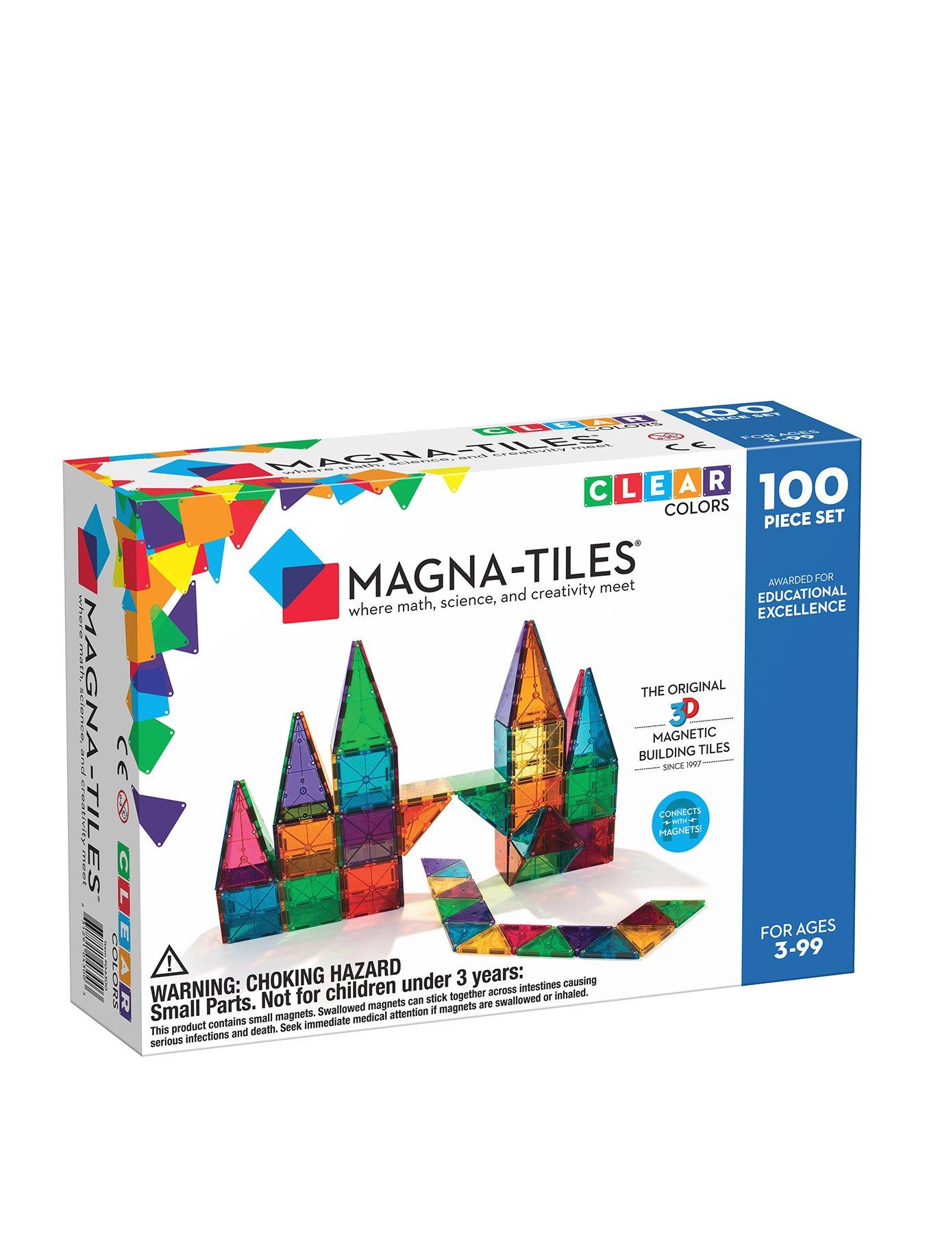 Magna-Tiles® Clear Colours 100-Piece Set