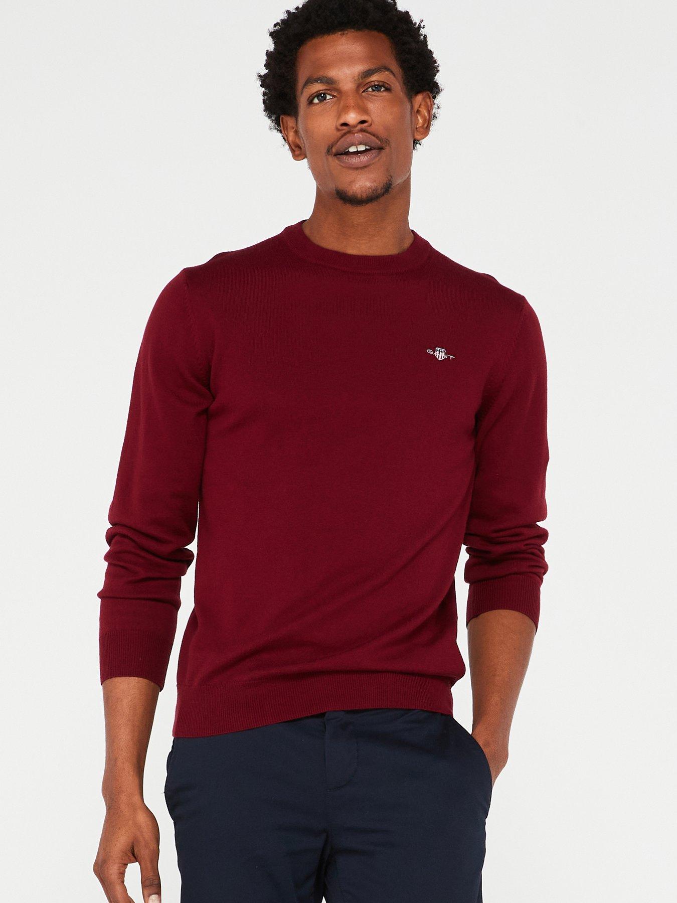 Burgundy deals lacoste jumper