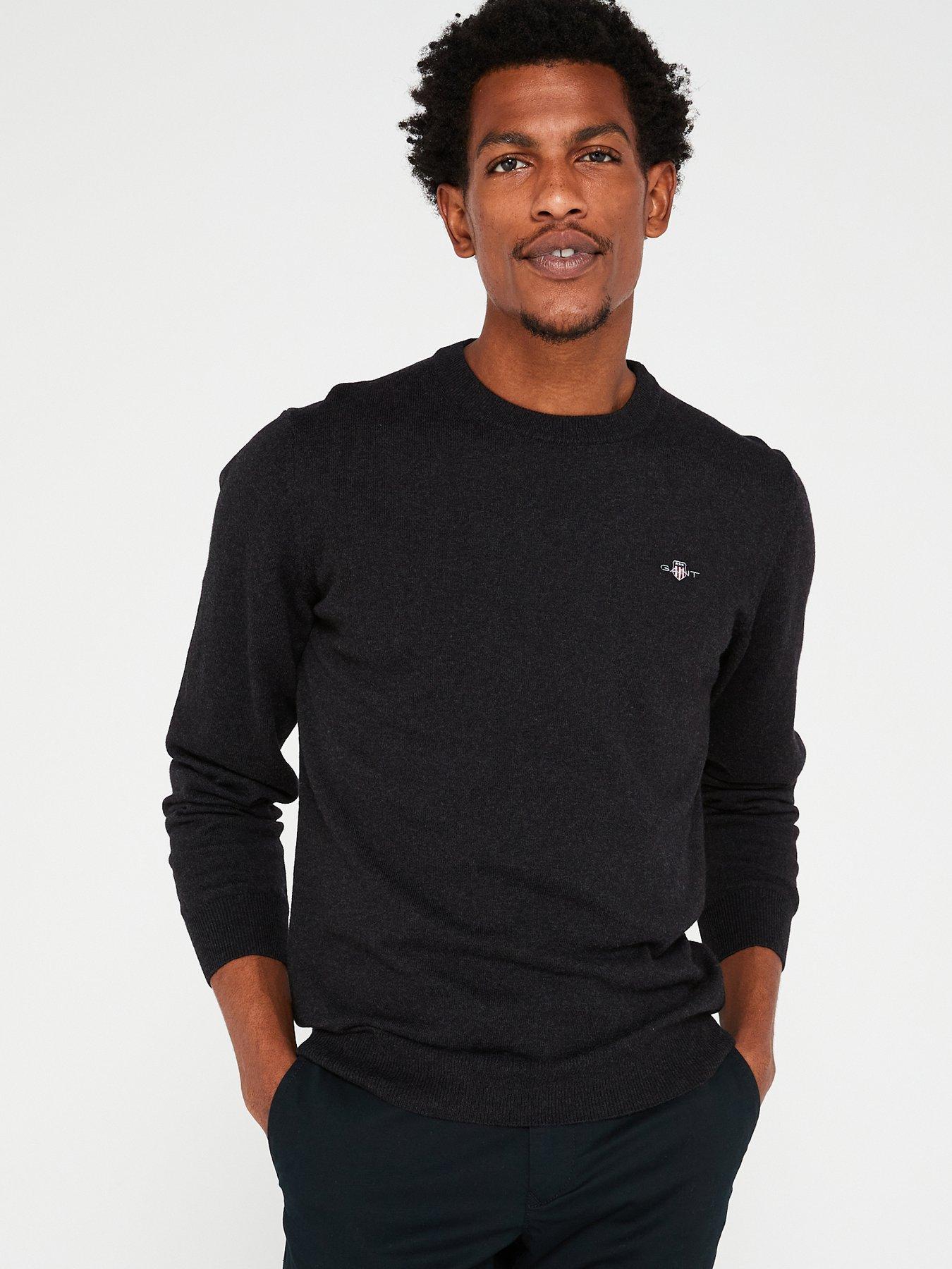 Black lacoste deals jumper sale