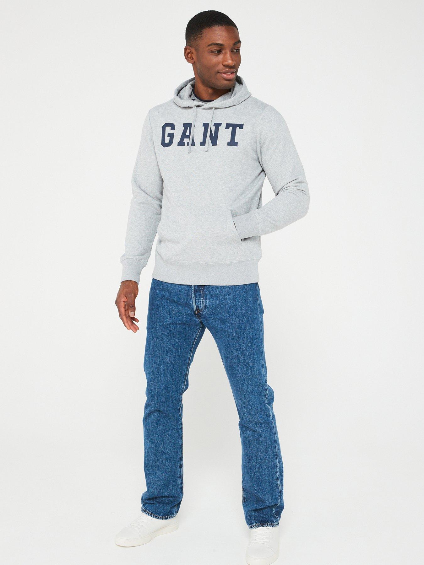 GANT Gant Gant Logo Sweat Hoodie | very.co.uk