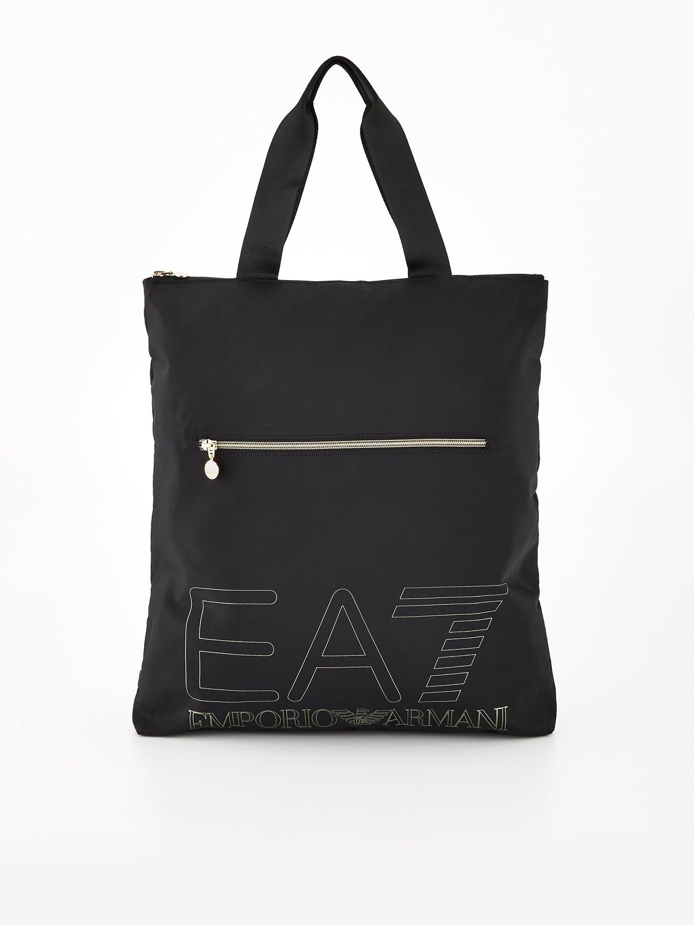 EA7 Emporio Armani Logo Tote Bag Black very