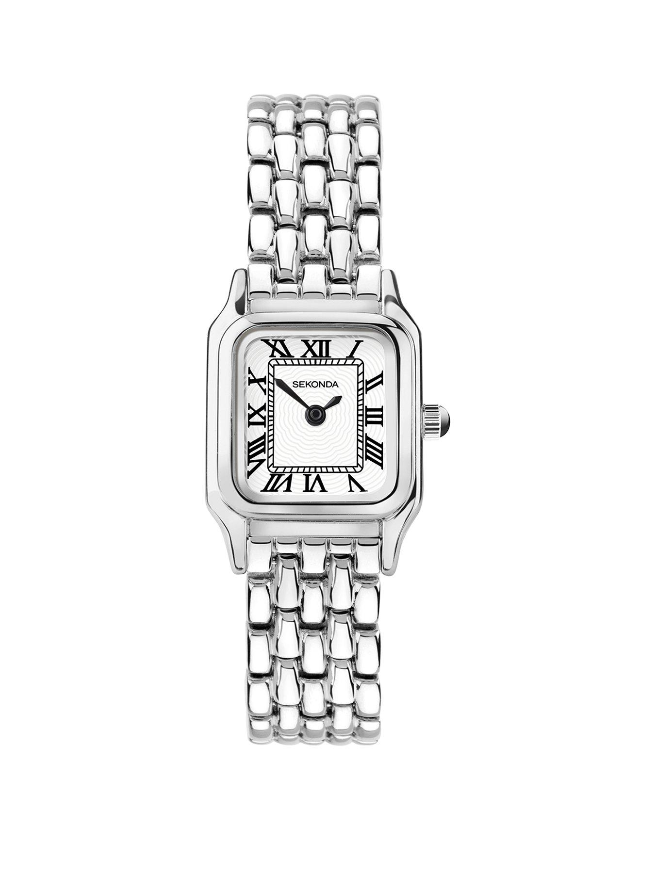 Sekonda Womens Monica Silver Alloy Bracelet with White Dial Analogue Watch