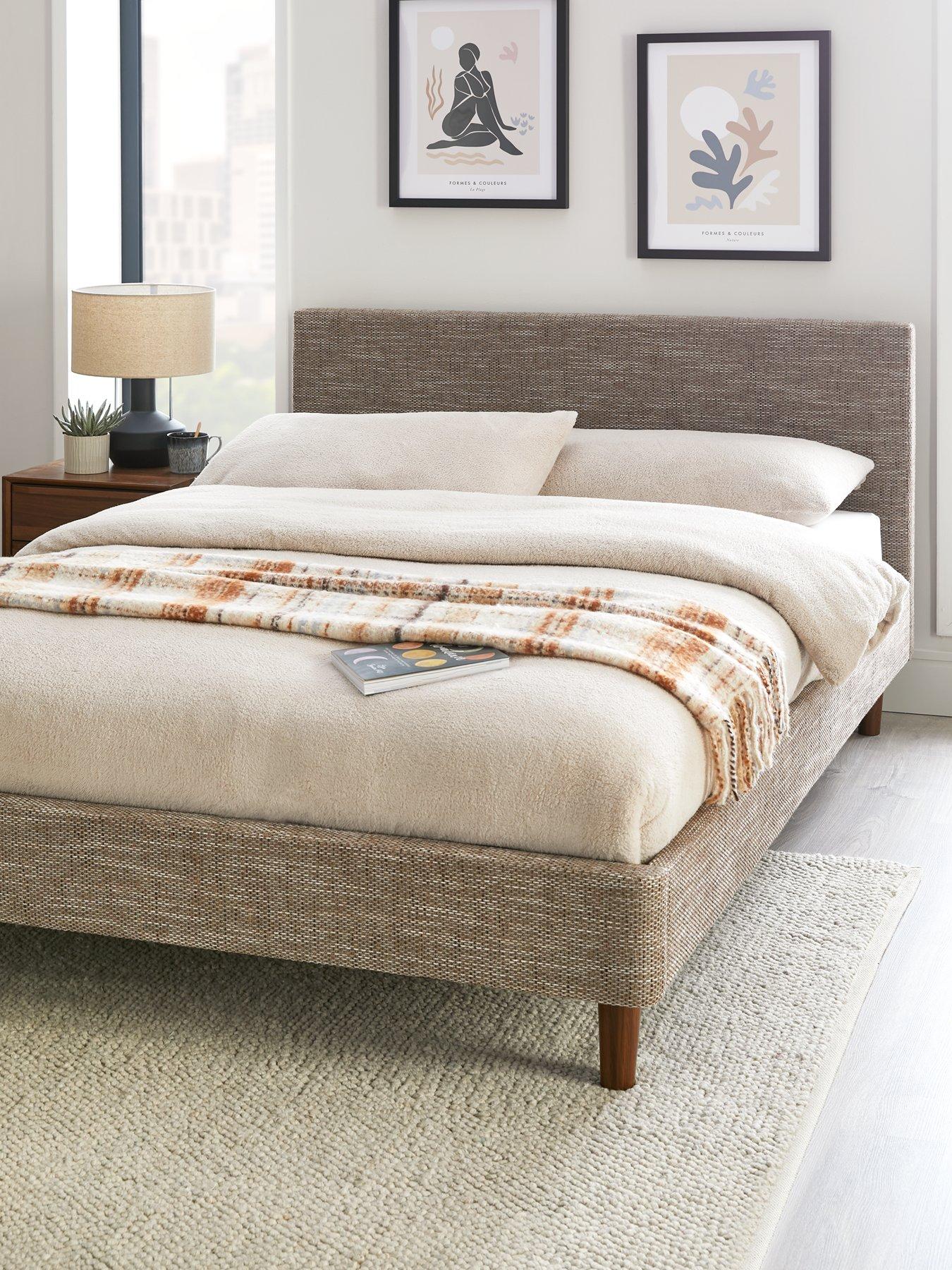 Product photograph of Very Home Sloane Bed Frame With Mattress Options Buy Amp Save - Fsc Reg Certified - Bed Frame With Memory Mattress from very.co.uk