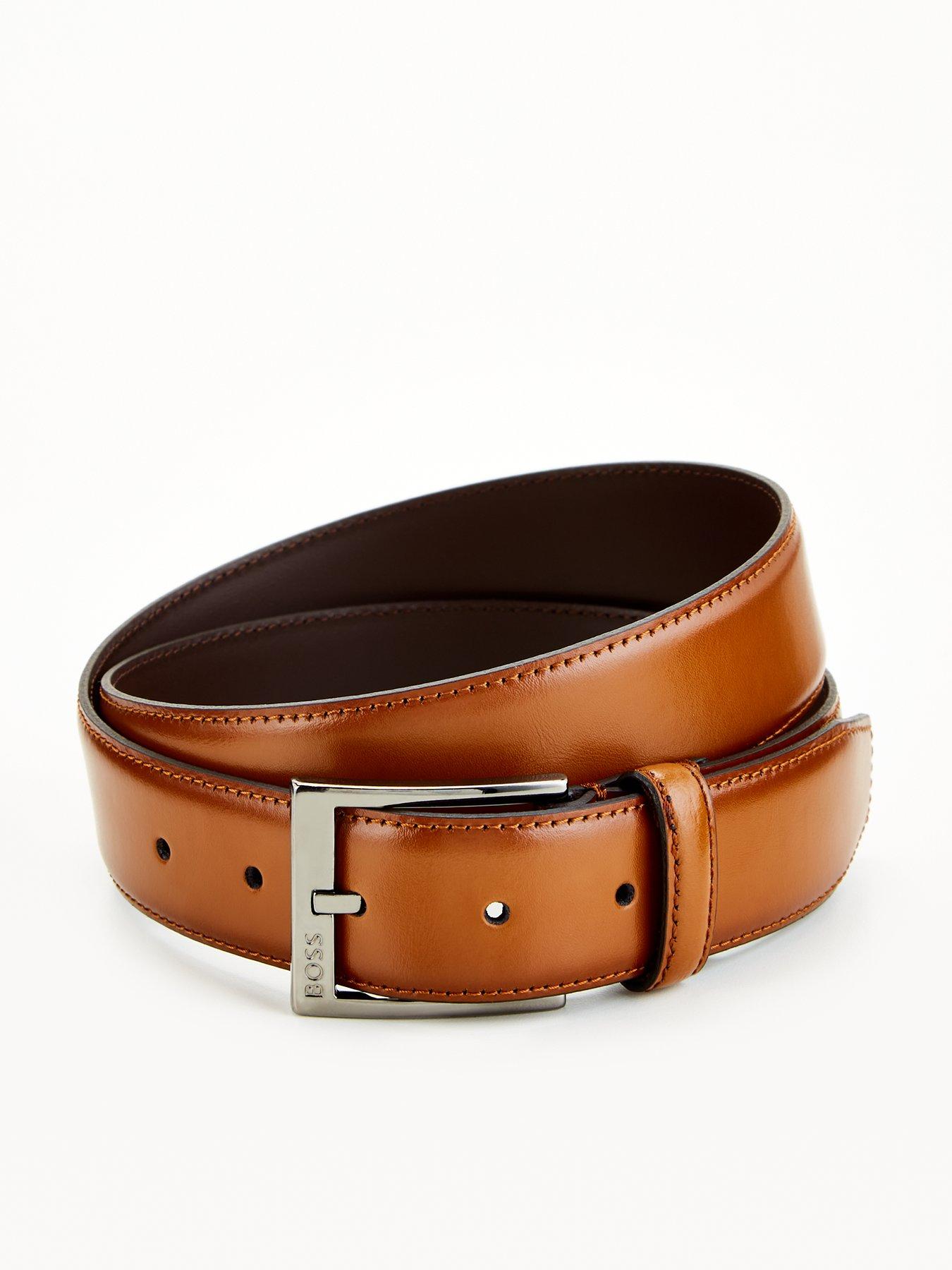 Boss on sale belt brown