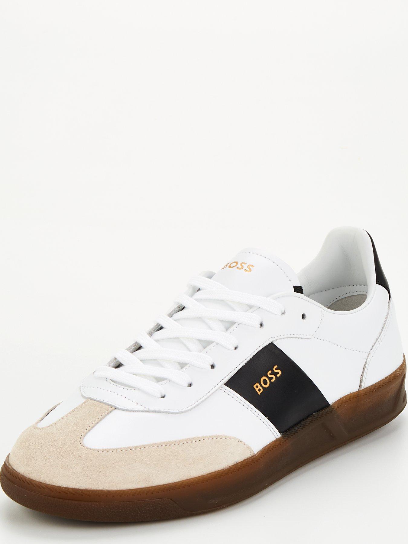 Boss white best sale trainers uk