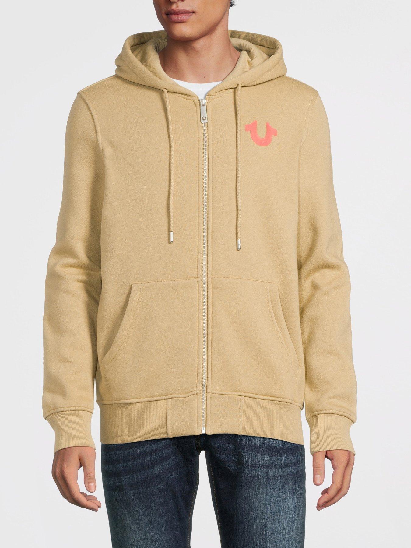 Brown true religion hoodie online