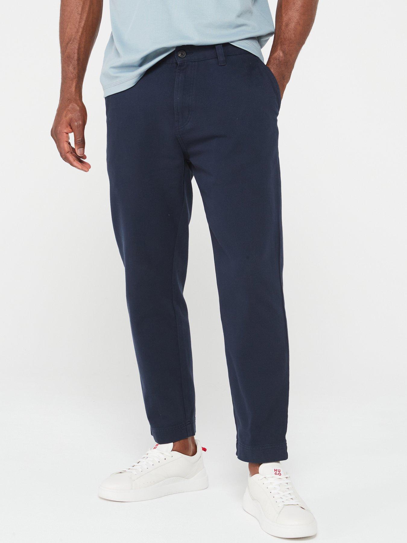 Hugo Zeebo233d Tapered Fit Trouser - Dark Blue