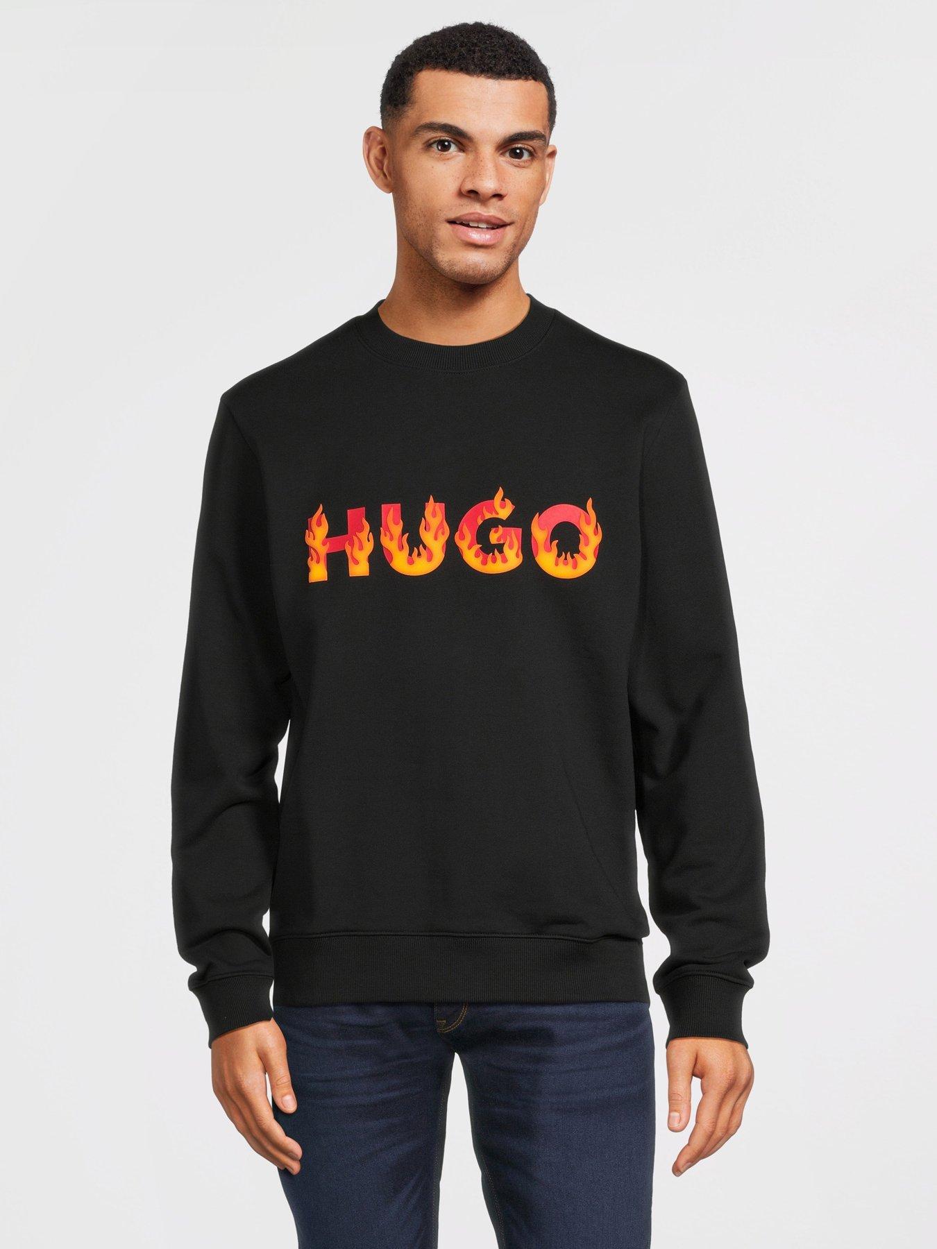 HUGO Duragol U241 Logo Sweatshirt - Black