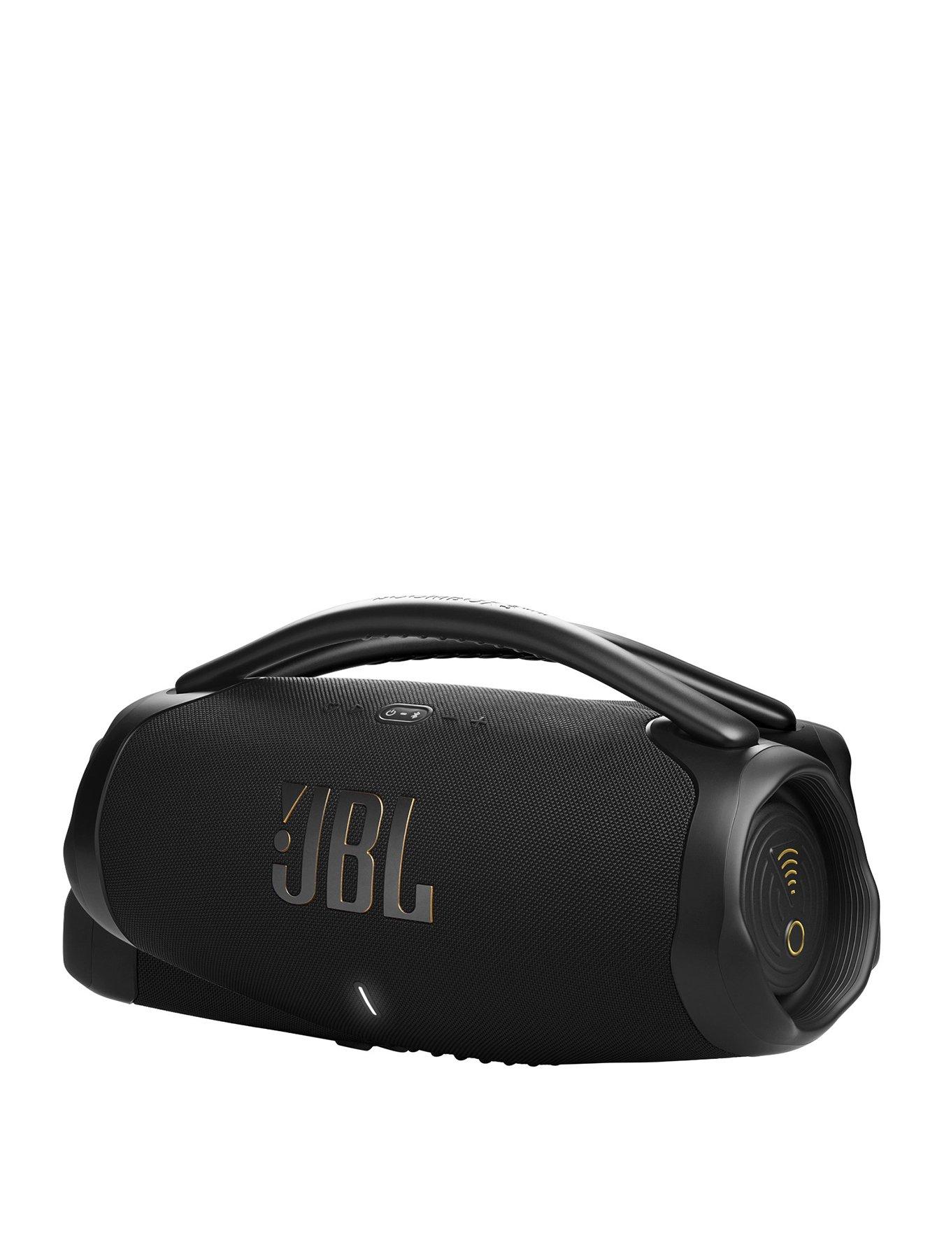 JBL Boombox3 WiFi, Portable speaker with Wi-Fi and Bluetooth, IP67, USB  Charge out and Dolby Atmos sound. UK plug only