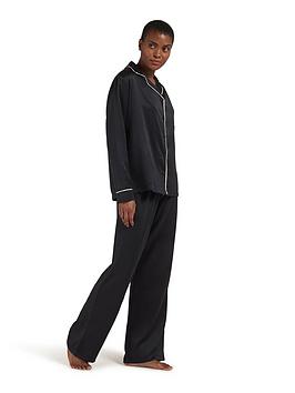 bluebella claudia shirt and trouser - black