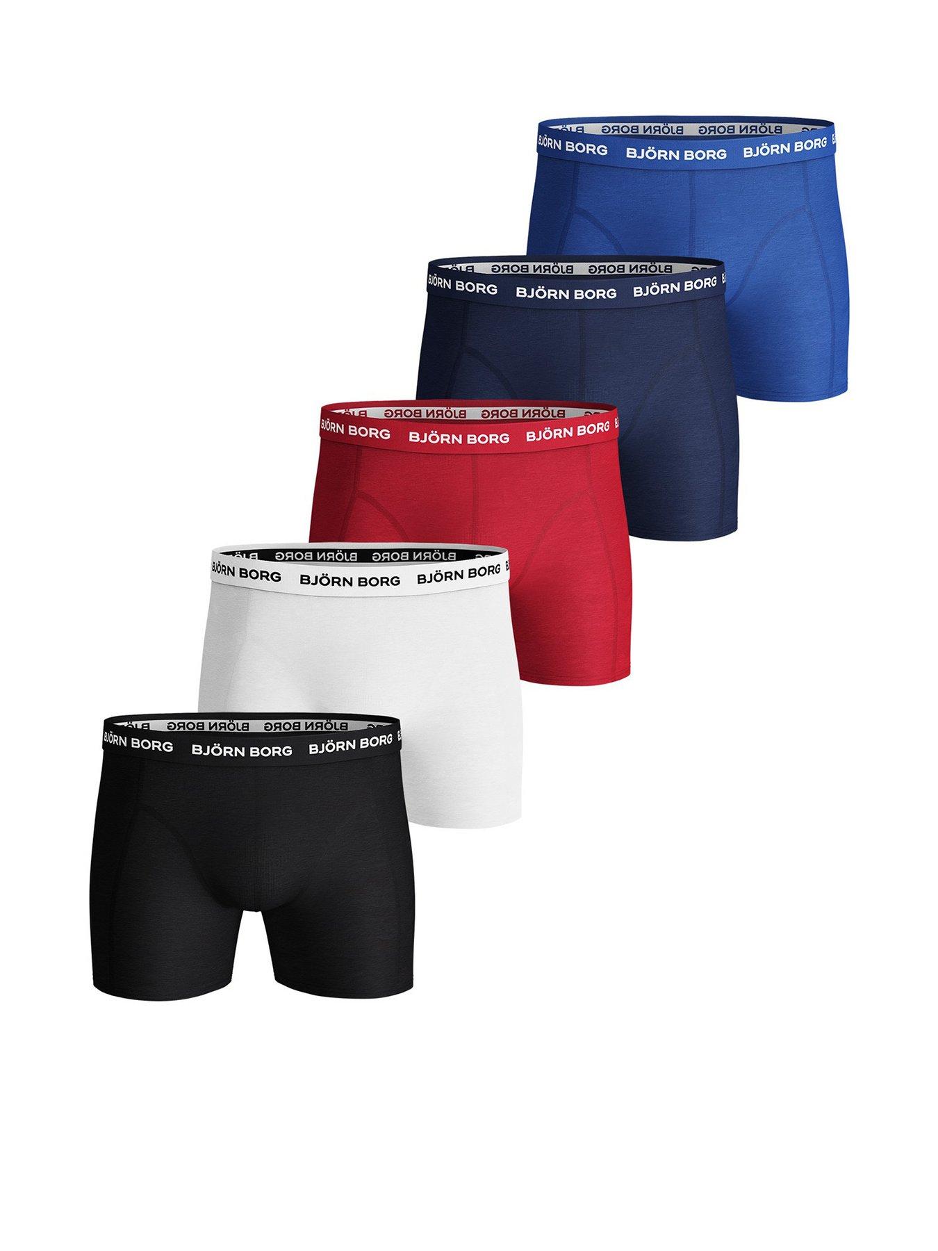 undefined Mens Bjorn Borg  Cotton Stretch Boxer 5 Pack
