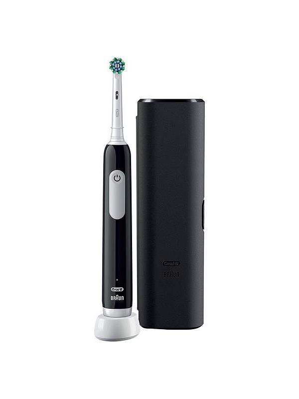 Image 2 of 7 of Oral-B Pro 1 Cross Action Black (+Travel Case)